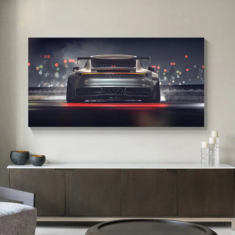 "Night Racer" – Supercar Canvas Wall Art